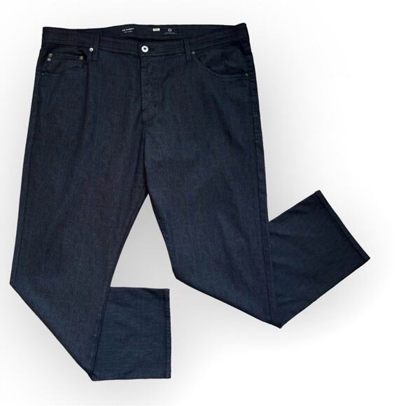 Adriano Goldschmied The Everett Navy Plaid Slim Straight Pants Men’s Size 40x32 - Picture 1 of 7
